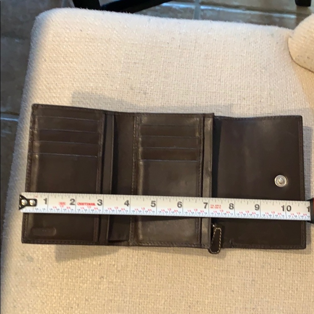 Coach brown canvas trifold wallet - Picture 11 of 11